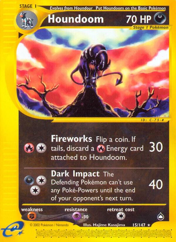 Houndoom, Aquapolis 15/147