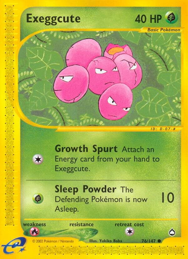 Exeggcute, Aquapolis 76/147