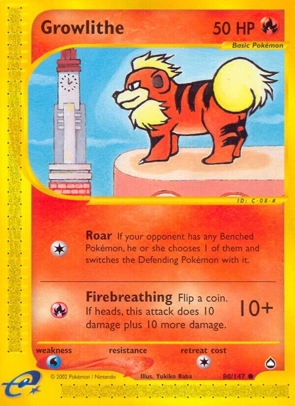 Growlithe, Aquapolis 80/147
