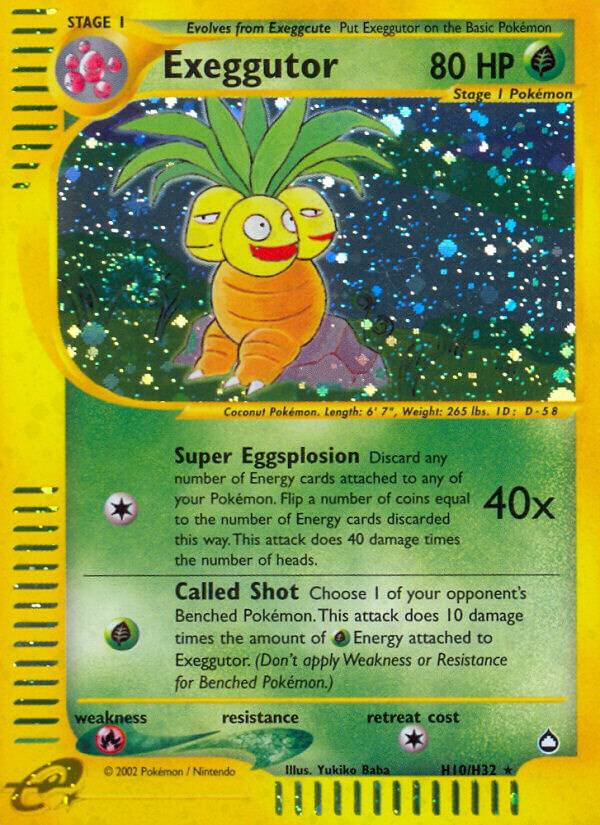 Exeggutor, Aquapolis H10/H32