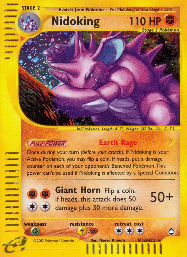 Nidoking, Aquapolis H18/H32
