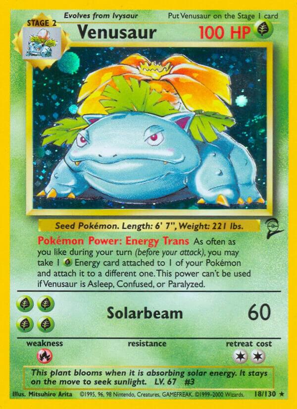 Venusaur, Base Set 2 18/130