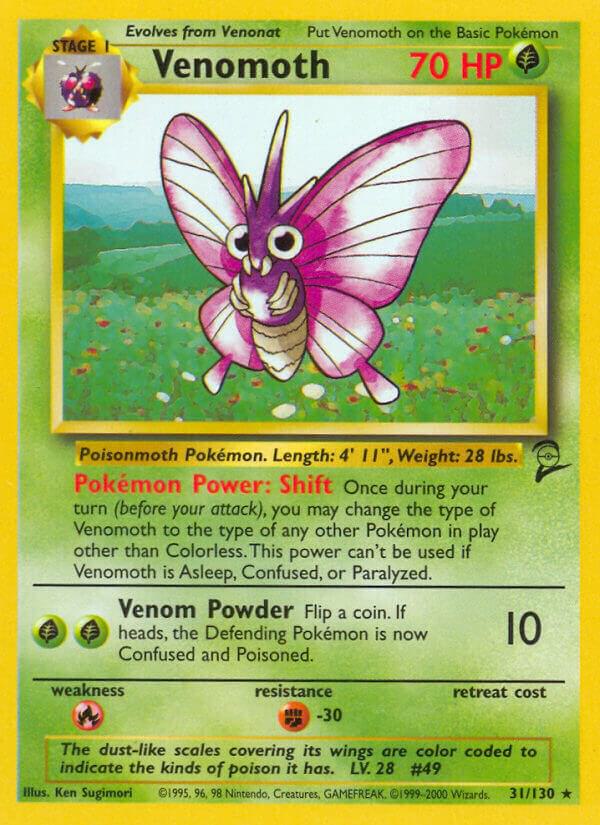 Venomoth, Base Set 2 31/130