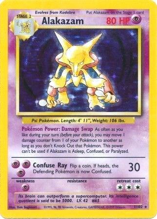 Alakazam, Base Set 1/102