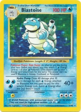 Blastoise, Base Set 2/102