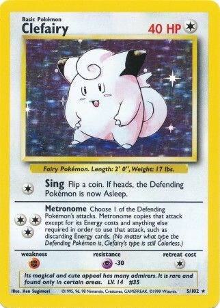 Clefairy, Base Set 5/102