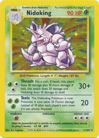 Nidoking, Base Set 11/102