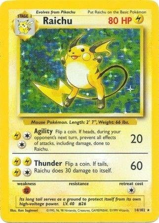 Raichu, Base Set 14/102