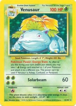 Venusaur, Base Set 15/102