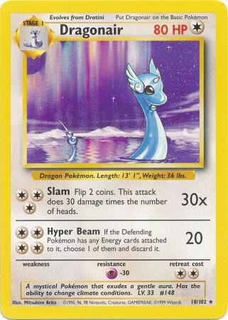 Dragonair, Base Set 18/102