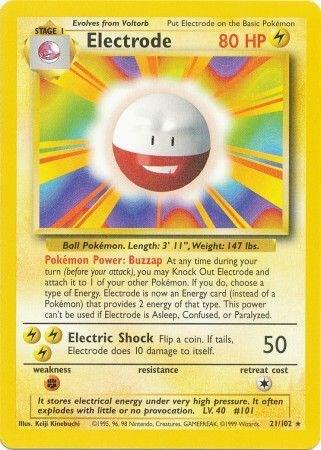 Electrode, Base Set 21/102