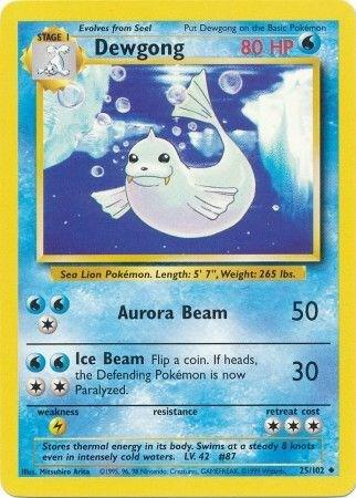 Dewgong, Base Set 25/102