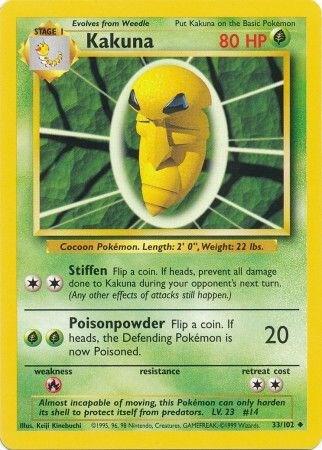 Kakuna, Base Set 33/102