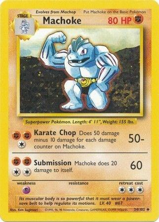 Machoke, Base Set 34/102