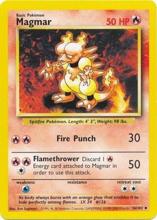 Magmar, Base Set 36/102