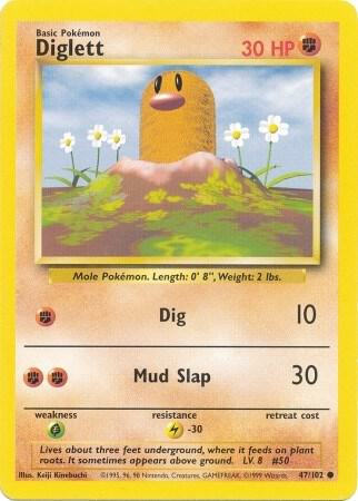 Diglett, Base Set 47/102
