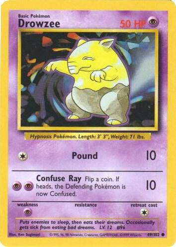 Drowzee, Base Set 49/102