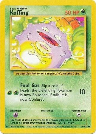 Koffing, Base Set 51/102