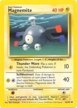 Magnemite, Base Set 53/102