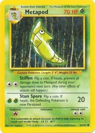 Metapod, Base Set 54/102