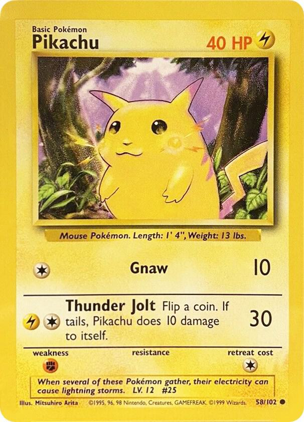 Pikachu, Base Set 58/102