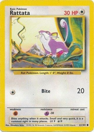 Rattata, Base Set 61/102