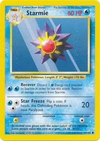 Starmie, Base Set 64/102