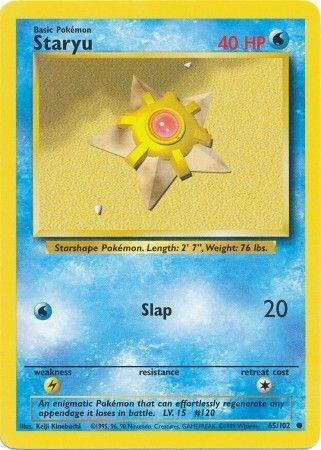 Staryu, Base Set 65/102