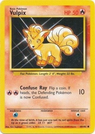 Vulpix, Base Set 68/102