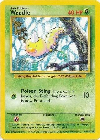 Weedle, Base Set 69/102
