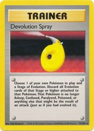 Devolution Spray, Base Set 72/102