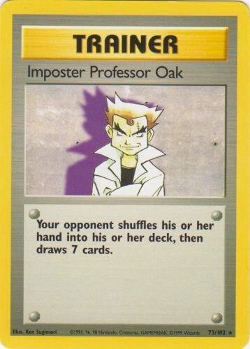 Imposter Professor Oak, Base Set 73/102