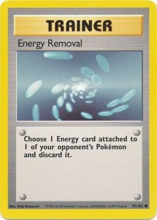Energy Removal, Base Set 92/102