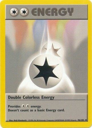 Double Colorless Energy, Base Set 96/102