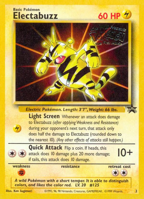 Electabuzz, Wizards Black Star Promos 2/53