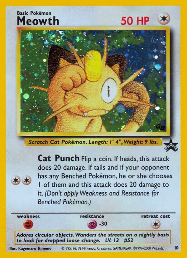 Meowth, Wizards Black Star Promos 10/53