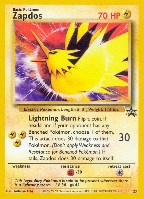 Zapdos, Wizards Black Star Promos 23/53