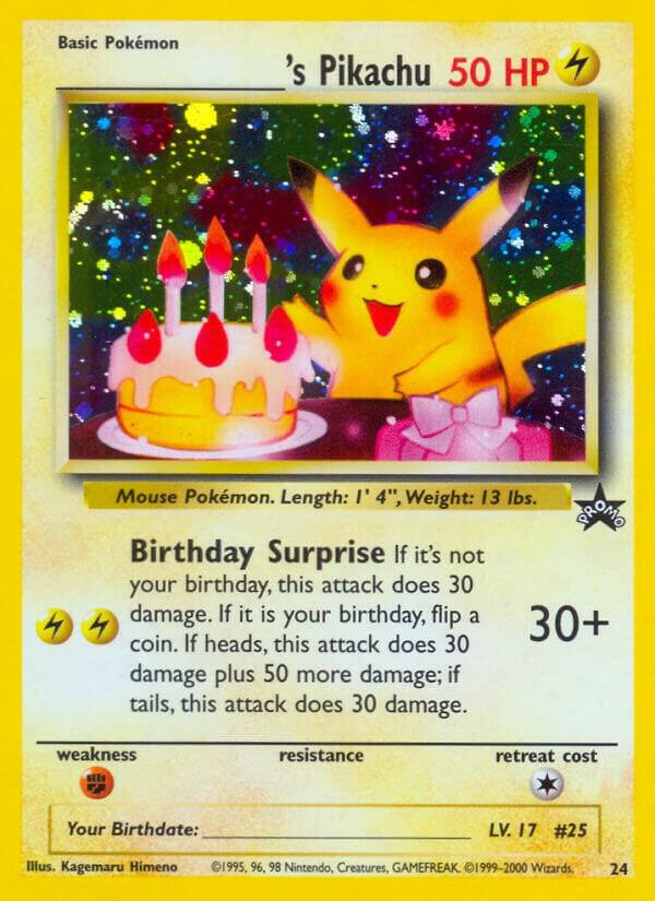 Birthday Pikachu, Wizards Black Star Promos 24/53