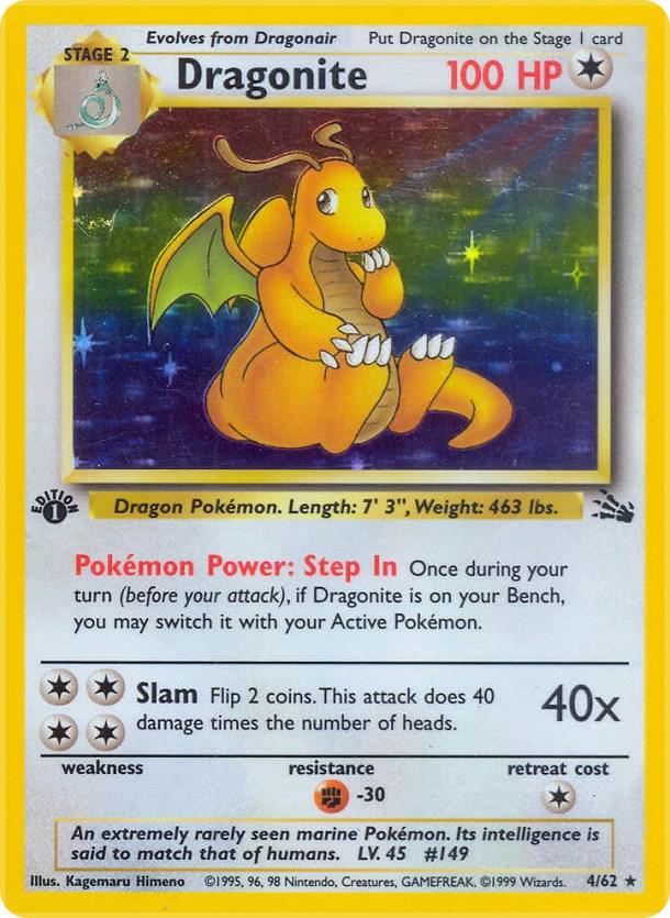 Dragonite, Fossil 4/62
