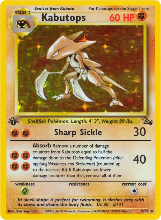 Kabutops, Fossil 9/62