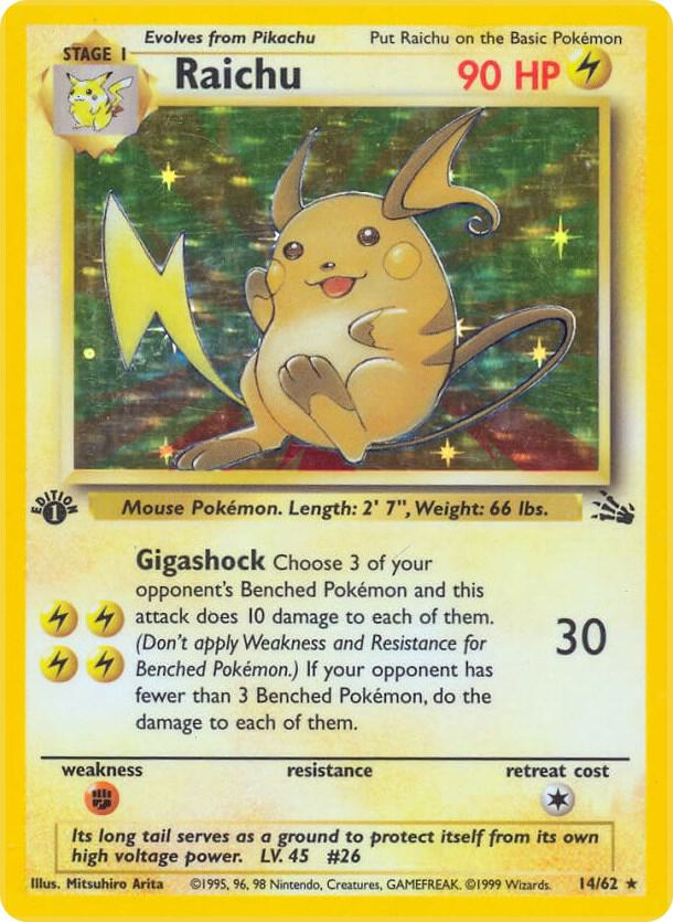Raichu, Fossil 14/62