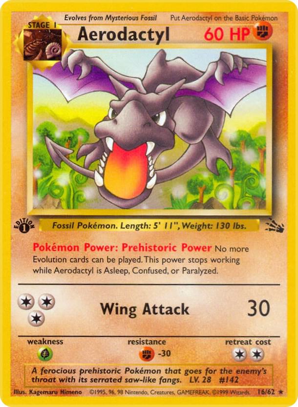 Aerodactyl, Fossil 16/62
