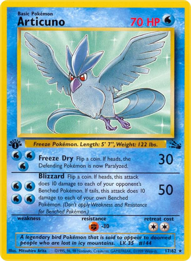 Articuno, Fossil 17/62