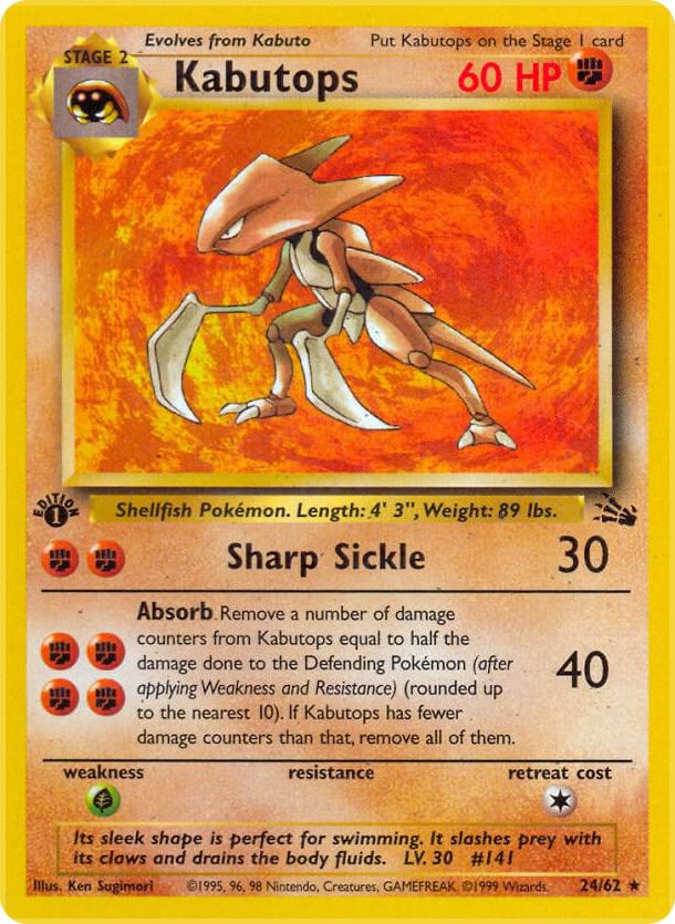 Kabutops, Fossil 24/62