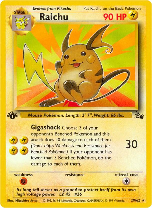 Raichu, Fossil 29/62