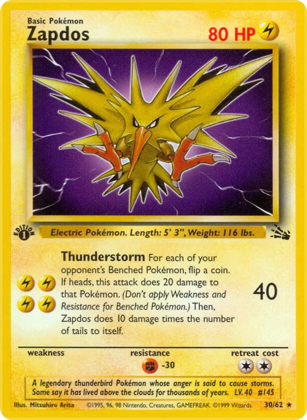 Zapdos, Fossil 30/62