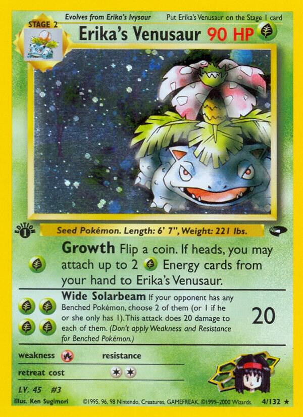 Erika's Venusaur, Gym Challenge 4/132