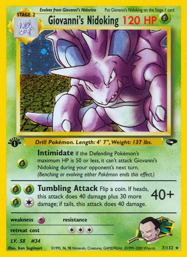 Giovanni's Nidoking, Gym Challenge 7/132