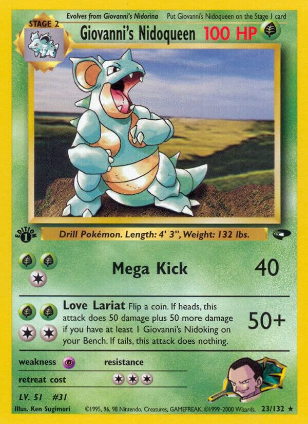 Giovanni's Nidoqueen, Gym Challenge 23/132
