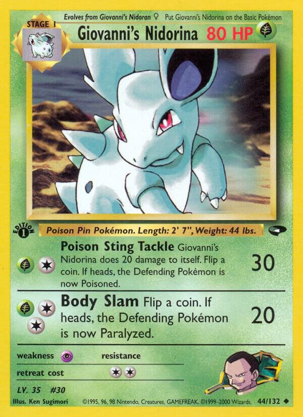 Giovanni's Nidorina, Gym Challenge 44/132